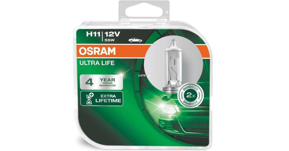 Халогенни крушки OSRAM ULTRA LIFE H1,H4,H7,H11-DUO BOX