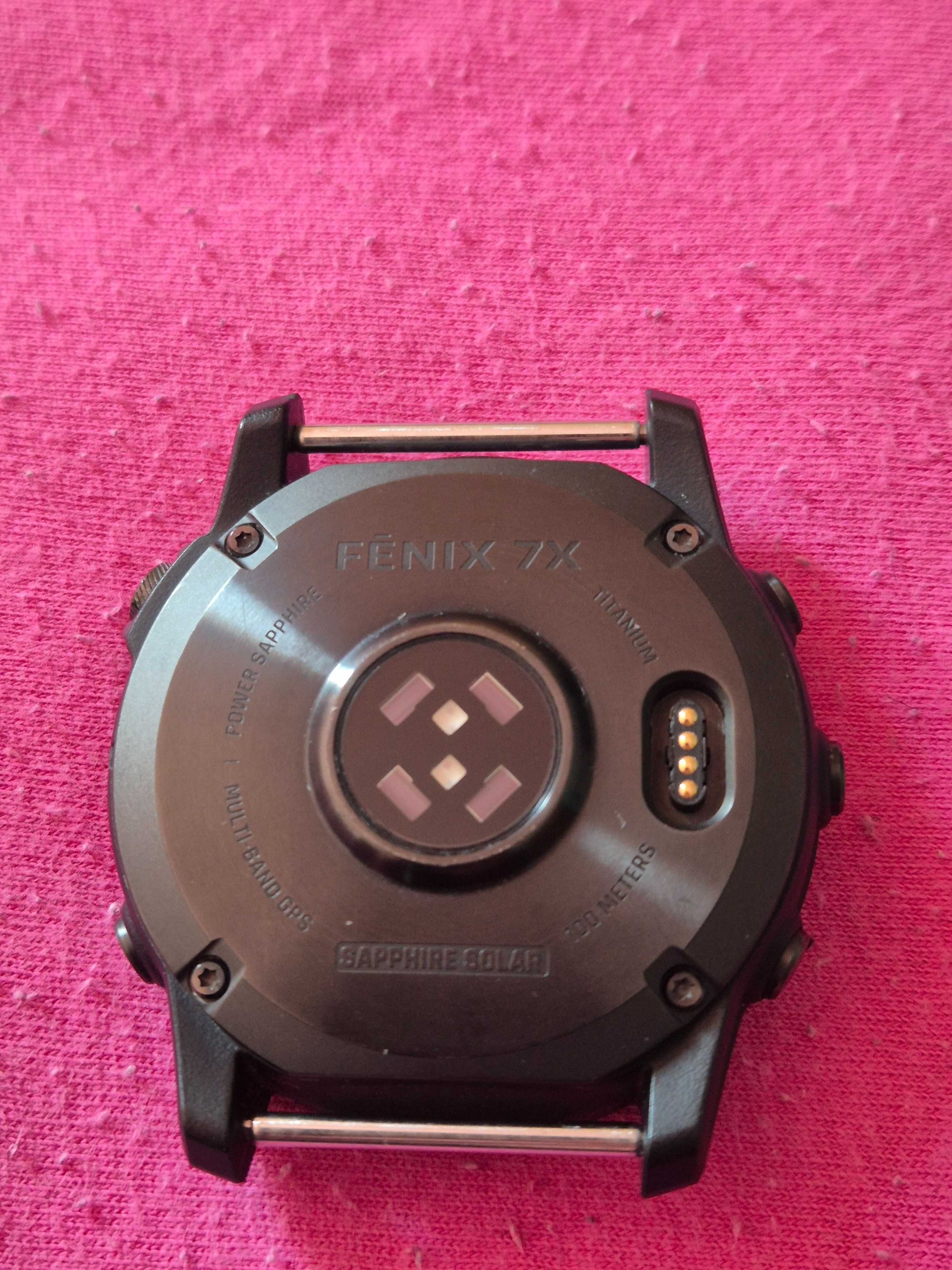 Garmin Fenix 7x Sapphire Solar Titanium с много аксесоари