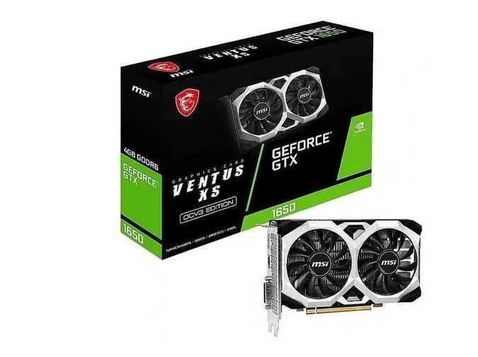 Продаётся видеокарта MSI 4GB GeForce GTX 1650 D6 VENTUS