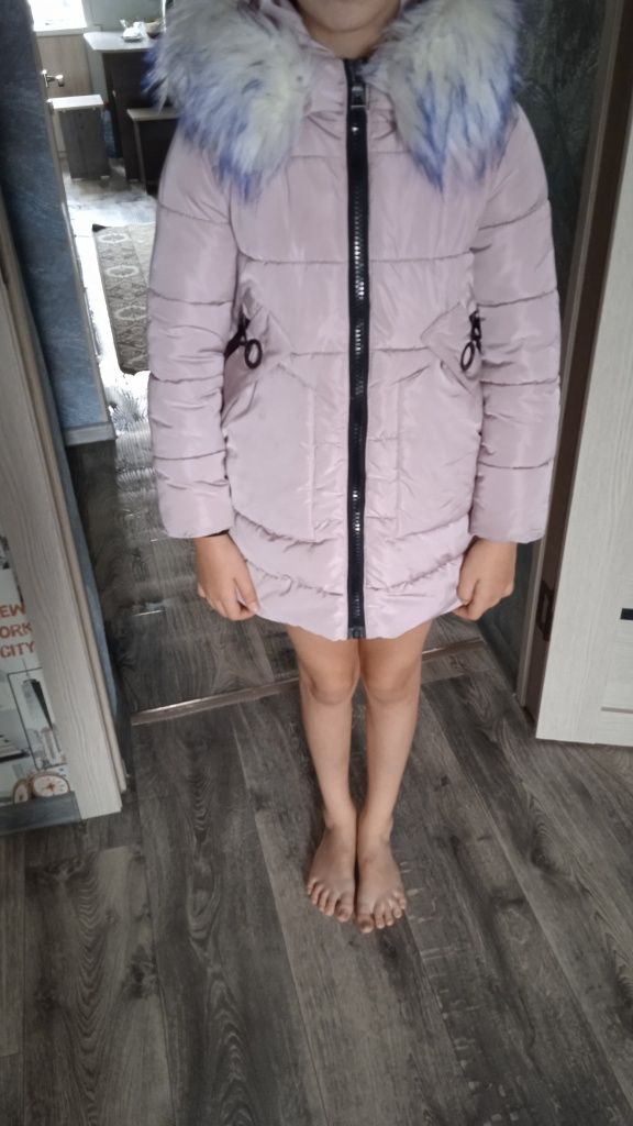 Зимняя куртка на девочку до 8ми лет за 4000
