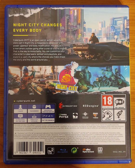 Joc Cyberpunk 2077 PlayStation 4 (PS4)