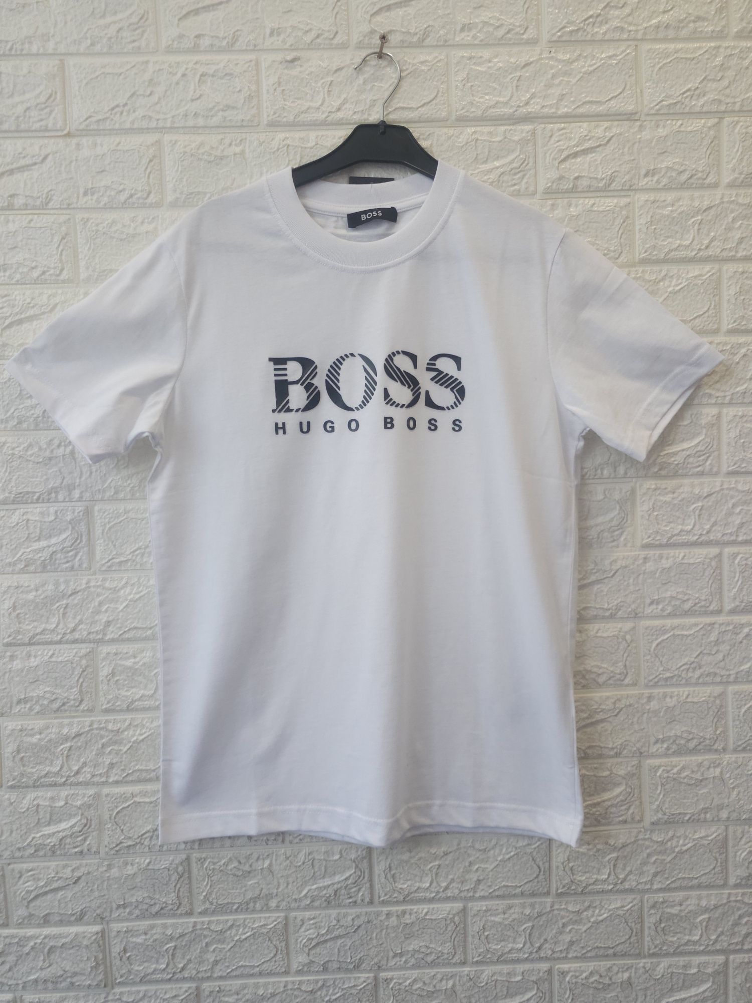 Мъжки тениски Boss тъмносиня Черна и бяла S, M, L, XL и XXL