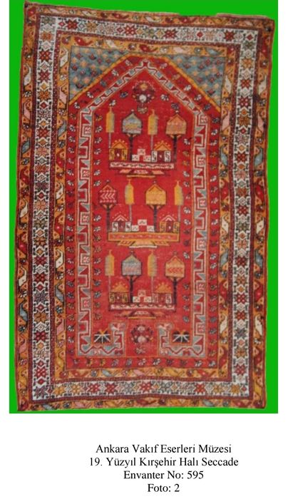 Covor vechi de rugăciune otoman secol 19