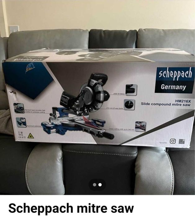 Scheppach HM216 2000W 216 MM SB Плъзгащ митър трион