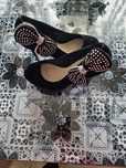 Pantofi catifea culoarea negru