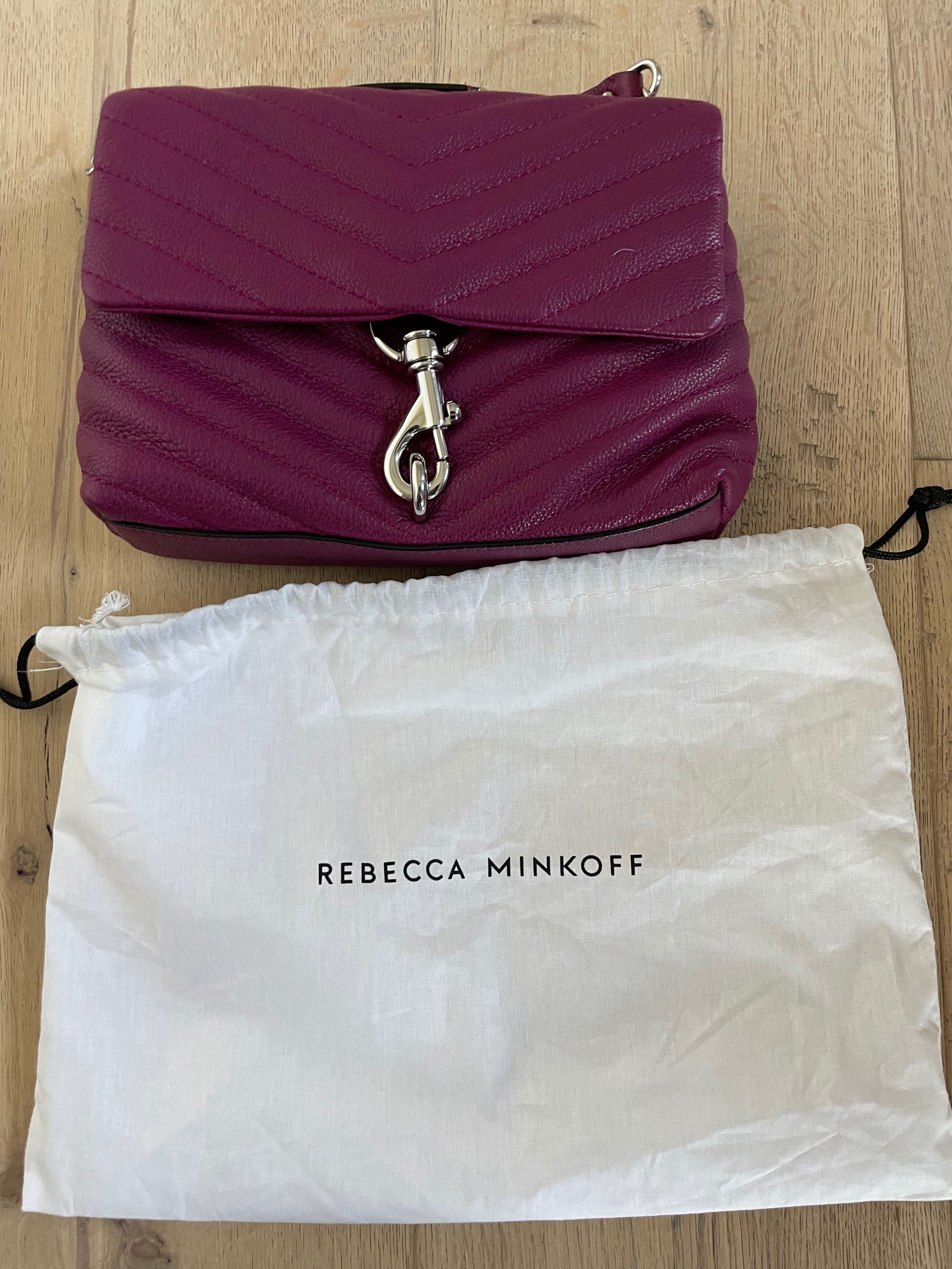 Кожена чанта Rebecca Minkoff