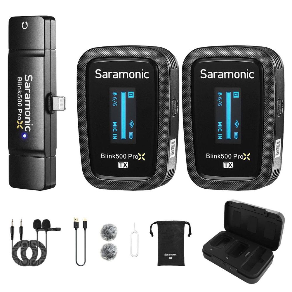 Saramonic blink500 proX B4/B6- Q4/Q6 mikrafon петличка iphone typce