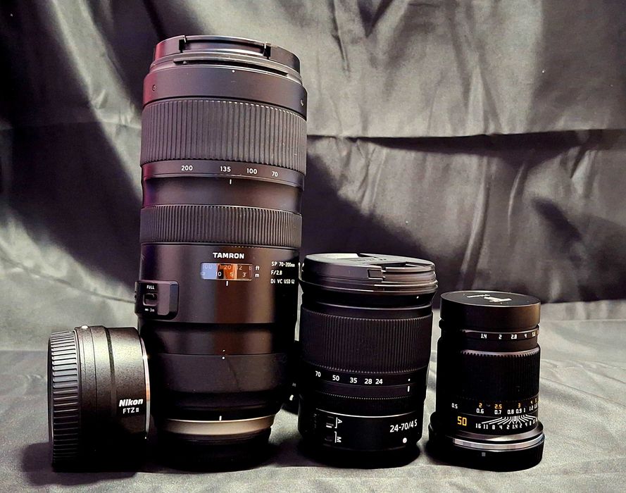 Комплект обективи за Nikon Z + FTZ II адаптер