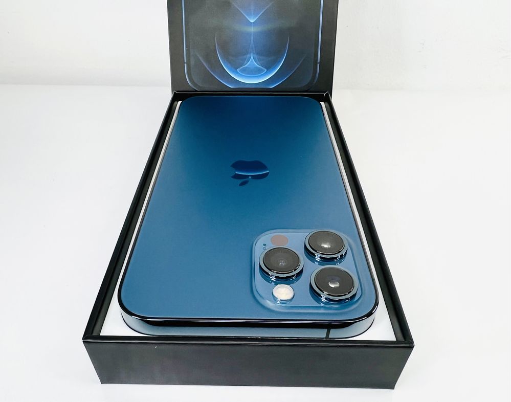 Apple iPhone 12 Pro 128GB Pacific Blue Перфектен! Гаранция!