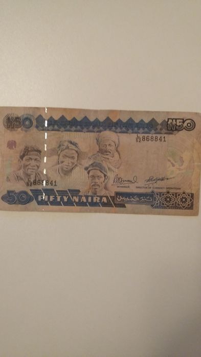 Банкнота страны Нигерия.