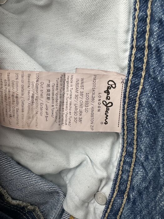 Blugi PEPE JEANS Regular Fit Barbati | Marime 38 x 30 (Talie 100 cm)