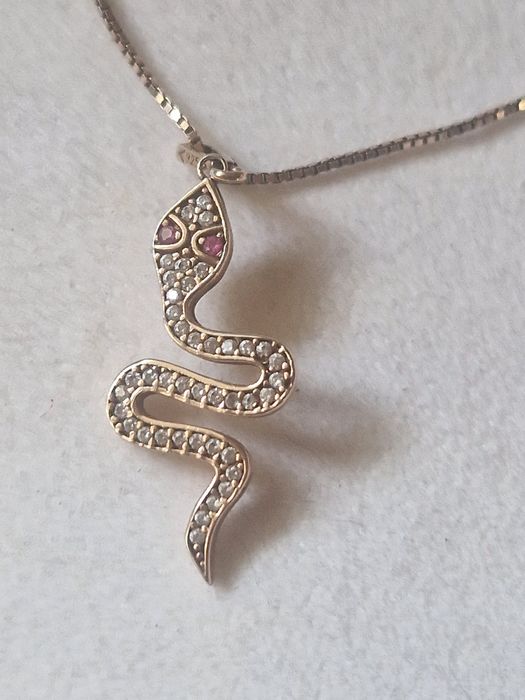 Колие 925 с позлата