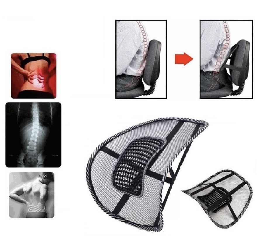 Анатомична облегалка много комфортна за кръста/гръбнака кола/офис стол
