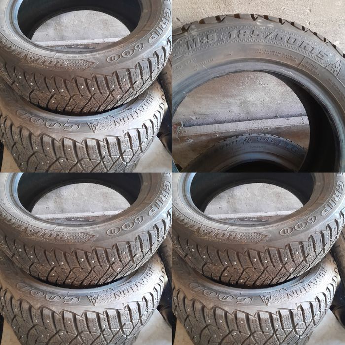 Продаются зимние шины бу размер 185/60R15