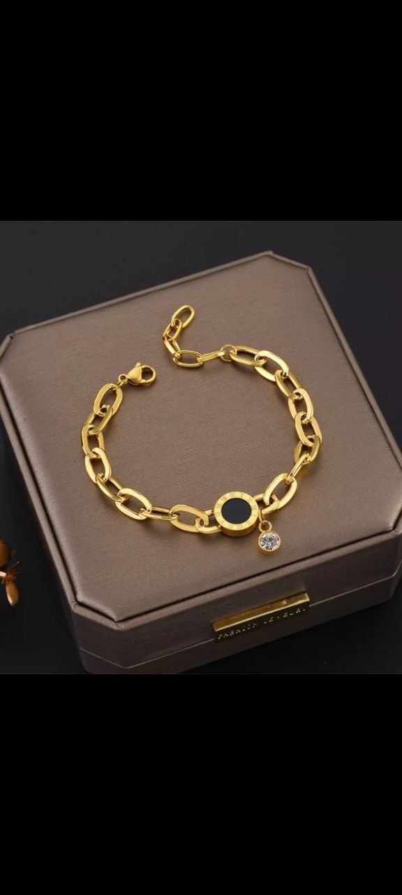 Набор Cartier(Картье) цепочка и браслет,отличный подарок