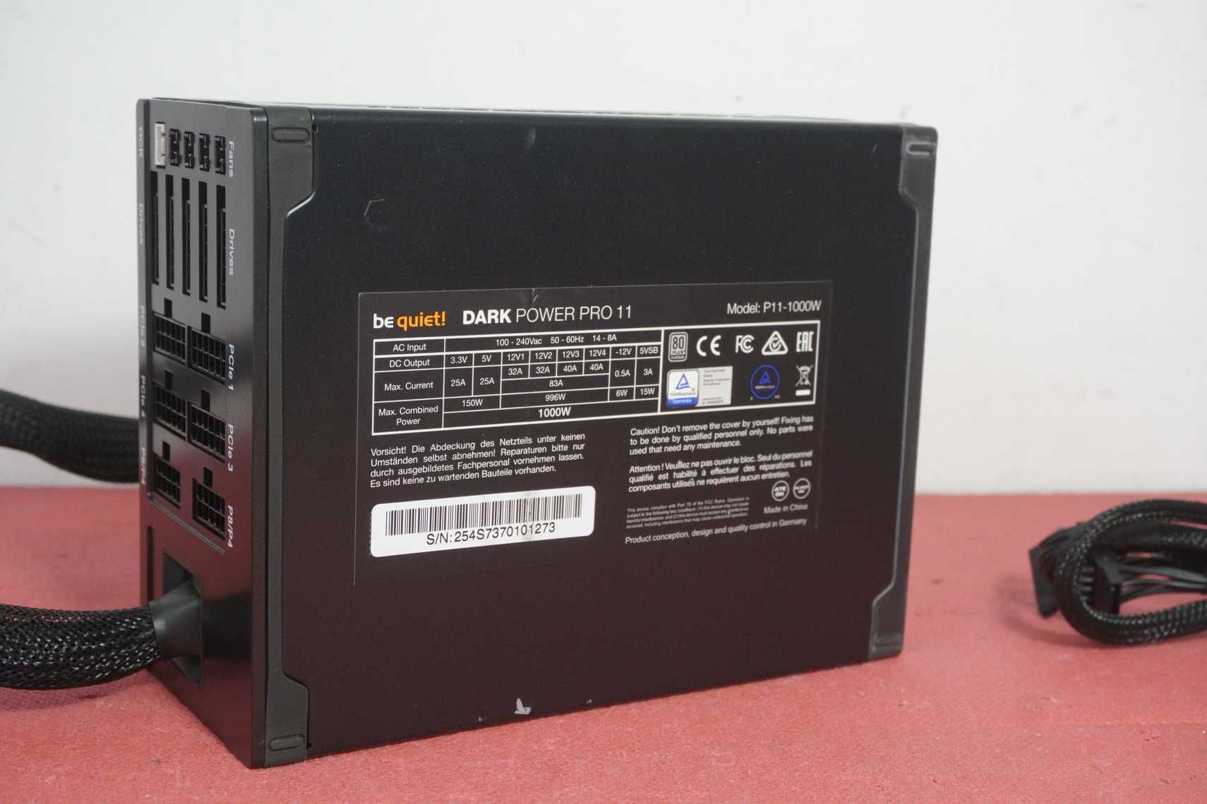 Захранване Be Quiet! Dark Power Pro 11 1000W Platinum / вкл ДДС