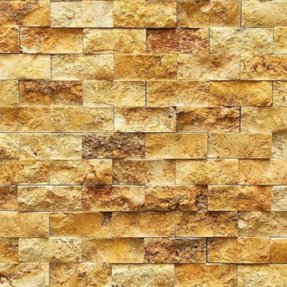 Mozaic Travertin   Yellow Scapitat 2,3 x 4,8 x 1 cm