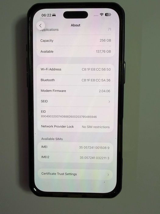 iPhone 16 Pro Max 256 GB Garantie Inclusa Liber de retea
