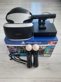 PS VR CUH-ZVR + MOVE CONTROLLER шлем очки виртуальной реальности