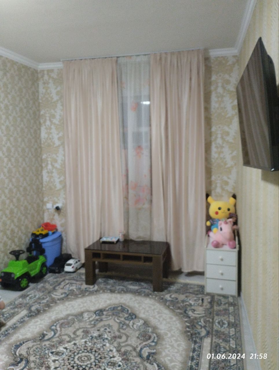 Сдаётся 1/1/1 квартира на земле,метро Дустлик