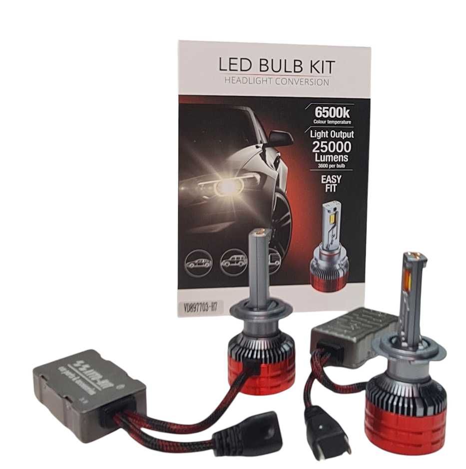LED диодни крушки H7/Х7, комплект 12V 240W,  Canbus,