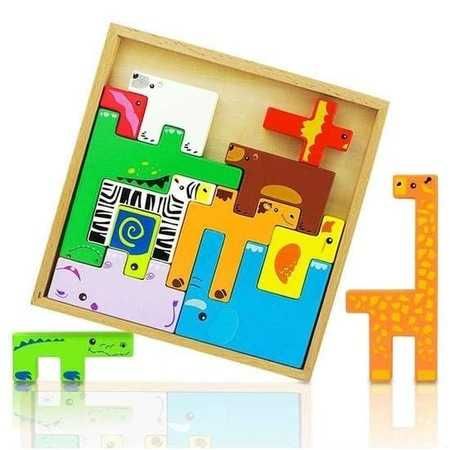Joc educativ - Tetris animale, jucarii pentru copii