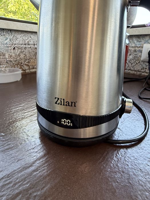 NOU! - Fierbator Apa Ecran Digital cu Control Temp - Inox - Zilan