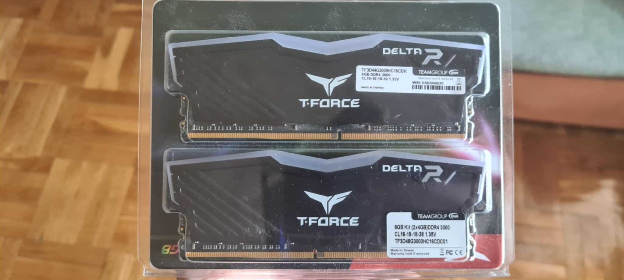 РАМ - 2x4GB - Team Group RGB - 3000Mhz