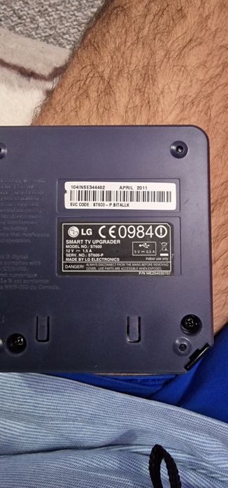 LG ST600 Smart TV Upgrader - Boxă Media, HDMI, LAN, Wi-Fi