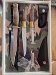 Set cutit si briceaguri Leopard