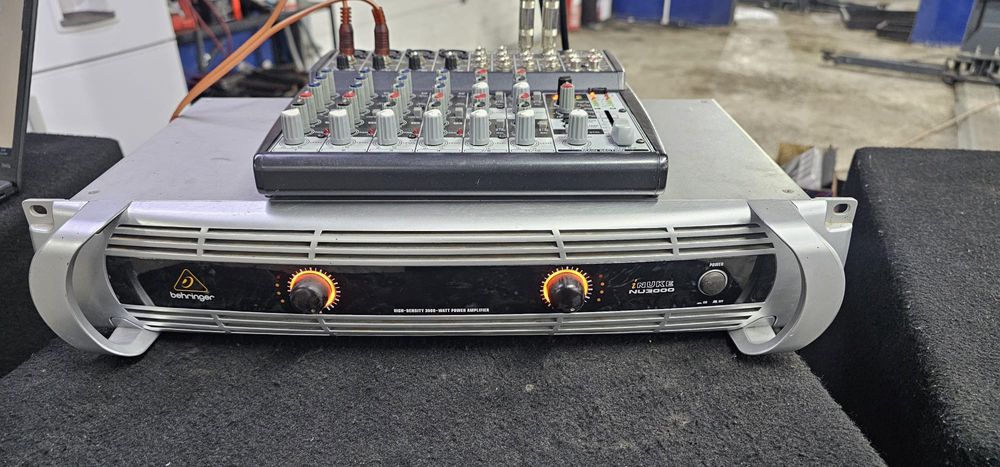 Vând sistem complet Behringer – boxe + mixer + amplificator