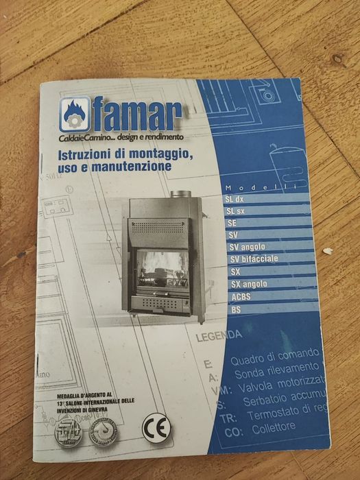 Termo-șemineu MOD. SL. SIN 23.2KW