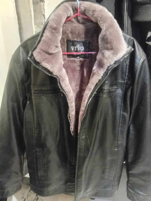 Кожаная куртка Турция 58 размер новая