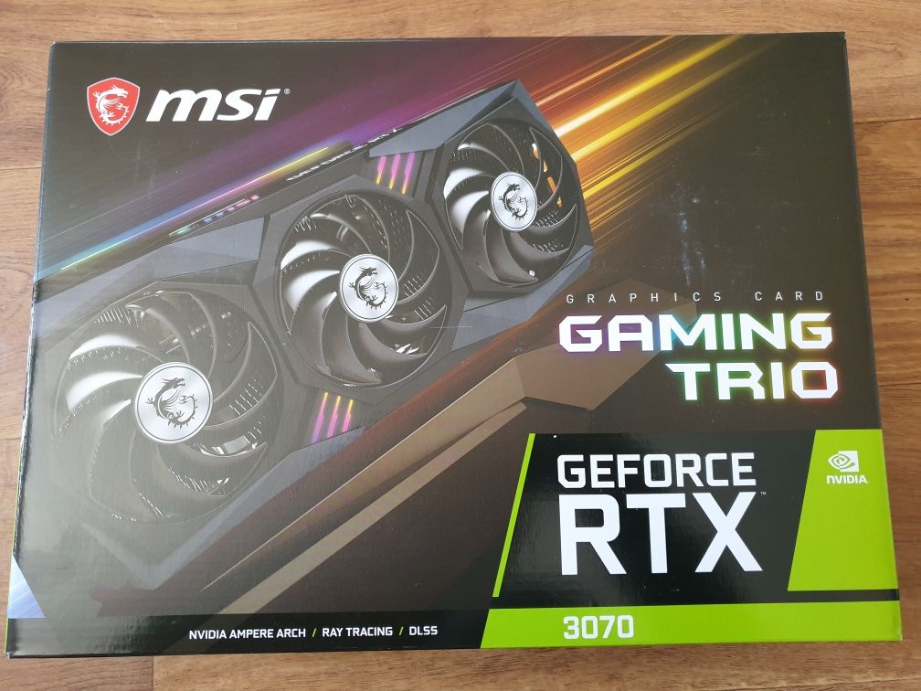 MSI GAMING TRIO Rtx 3070 Перфектна!