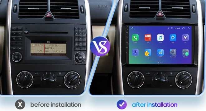 Мултимедия 9" CARPLAY Android 13 MERCEDES W169 B R Vito W639 SPRINTE