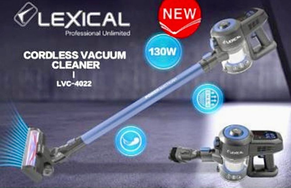 Lexical LVC-4022 | 130W | Безжична прахосмукачка | HEPA