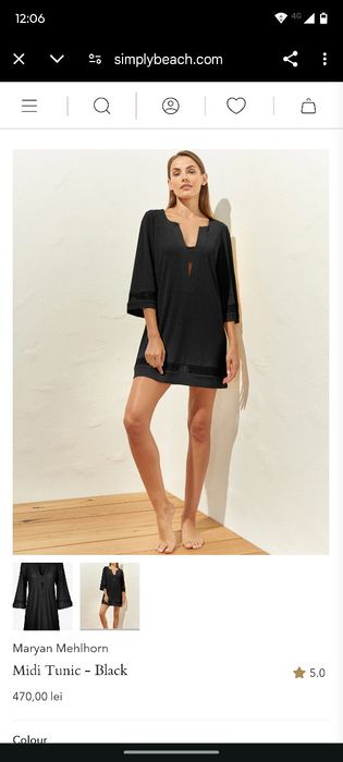 Mini Tunic Black