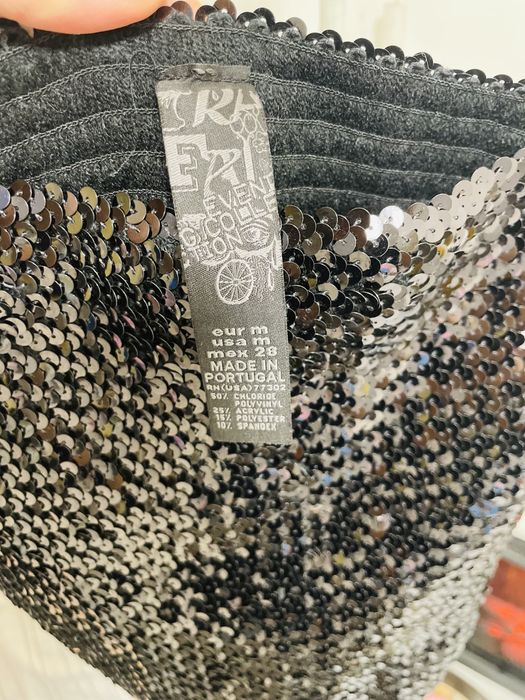 Set /pantaloni cu paiete si top
