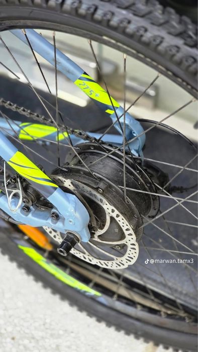 Bicicletă MTB electrică E-ST 100 27.5" albastru - Marime L