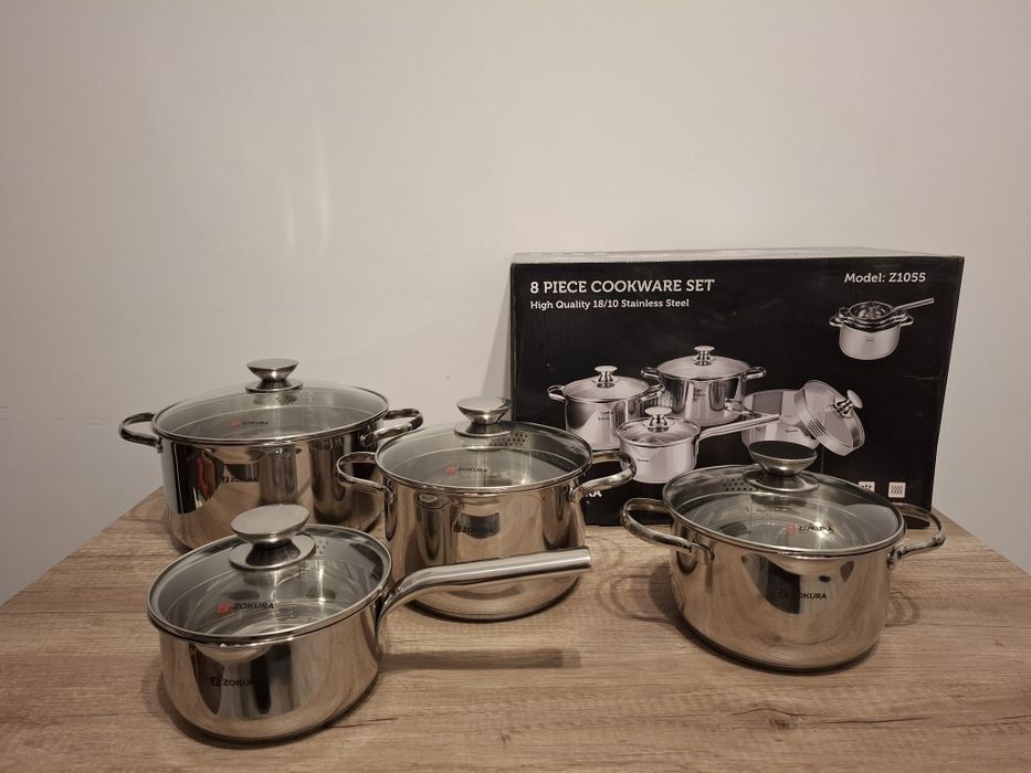 Set oale inox, 8 piese - Zokura