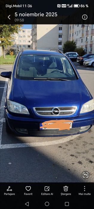 Opel zafira 2005
