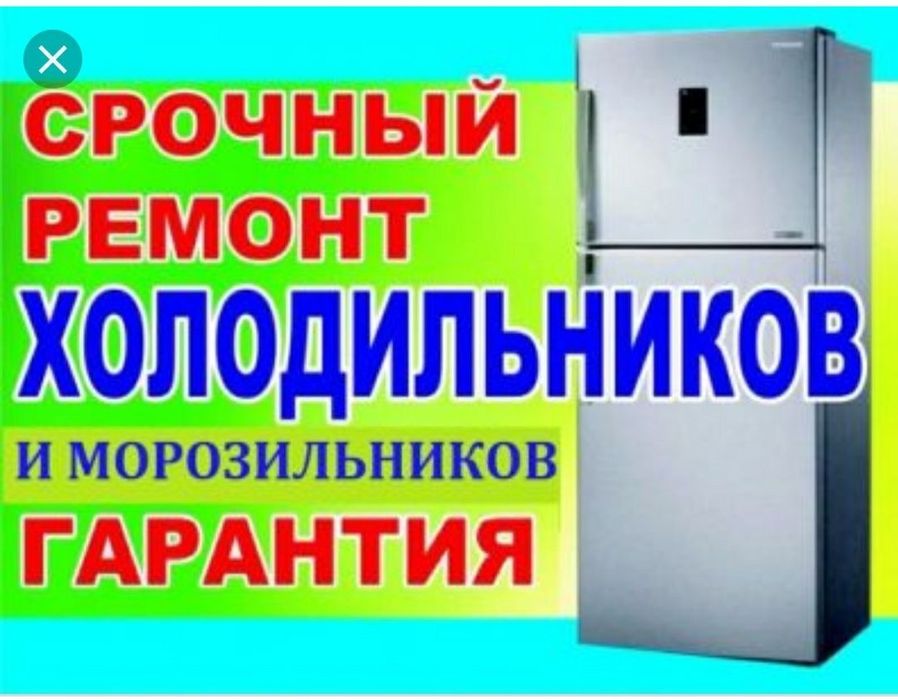 Ремонт холодильника,морозильника,лари,витрины,горки,встроенные,бытовые