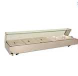 Vitrina profesionala bain marie 1.45m 5 cuve- TRANSPORT GRATUIT