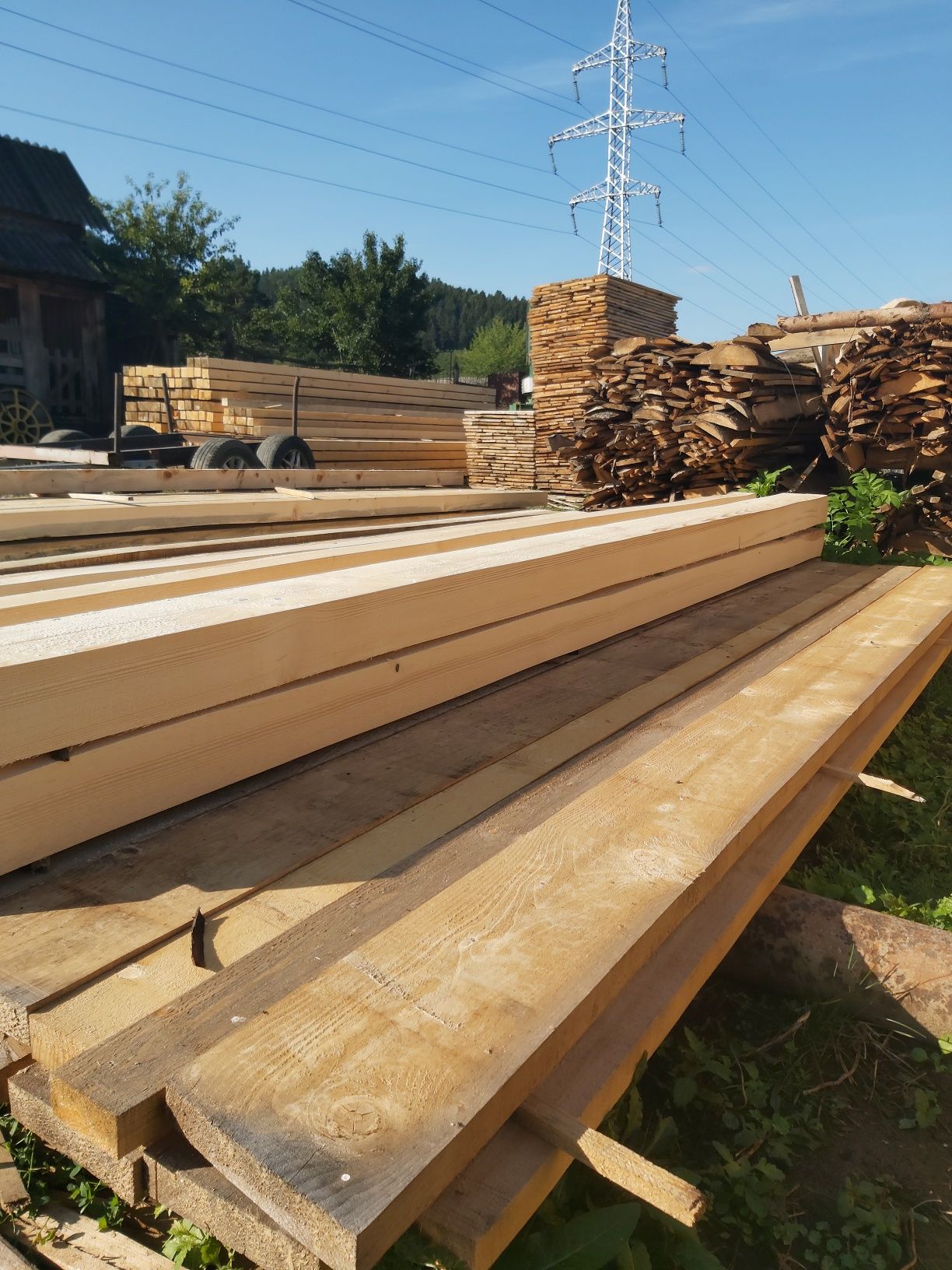 Material lemnos pentru constructii