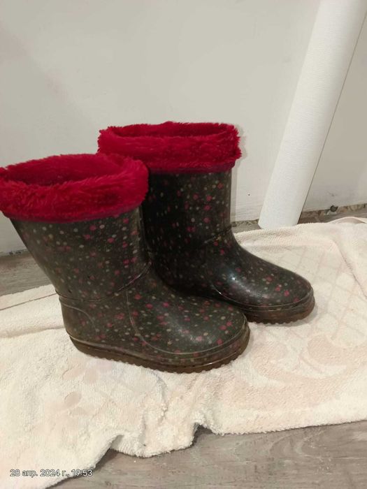 Детские резиновые сапоги