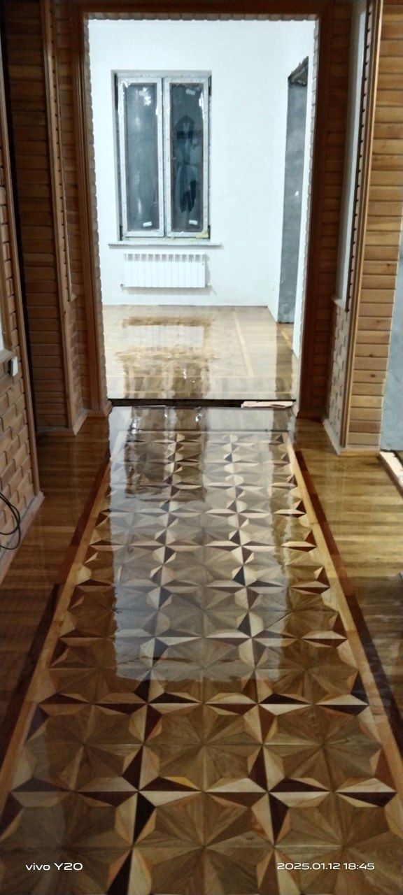 Шлифовка, пол, паркит