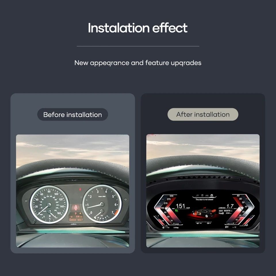 Дигитално табло километраж BMW E60 E61 E63  БМВ Е60 Е61 Е63
