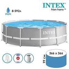 Intex Prism Frame 366×99 Каркасный бассейн в ассортименте