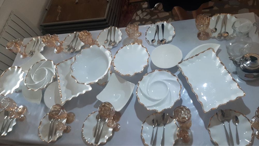 Прокат посуды и столов. Аренда, казан-ошак, титан қазан ошақ