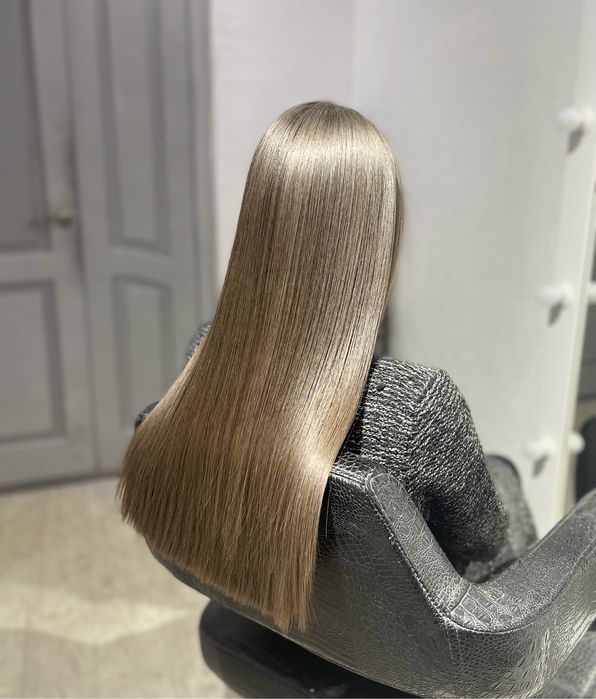 Кератин Ботокс Кристализация Холодное востановление Осветление маслом